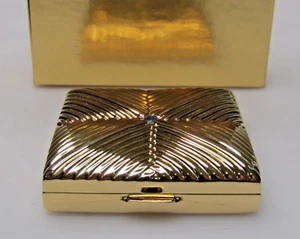 Estée Lauder Golden Pleats Compact Lucidity Translucent Powder NIB NEW - Picture 1 of 6