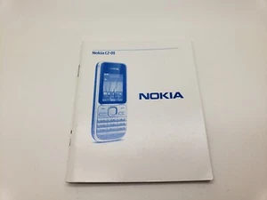 New English Nokia C2-01 Mobile Phone User Guide Manual 3POSTUK - Zdjęcie 1 z 4