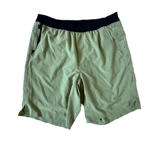 Ten Thousand Herren L The Interval Short 9" grün schwarz Innenfutter gefüttert sportlich - Bild 1 von 6