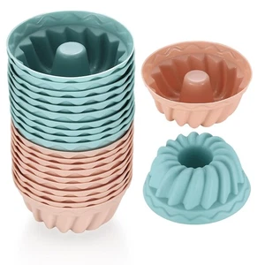 20 Stk Mini Gugelhupfform Silikon Gugelhupf Backformen Klein Backform Gugelhu... - Bild 1 von 7