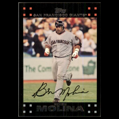 Bengie Molina #342 2007 Topps San Francisco Giants Baseball Card MLB NM - Image 1 of 3