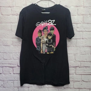 Vintage Pacific Gorillaz Band Grafik Shirt Herren L schwarz Y2K Rock Grunge Streetwear - Bild 1 von 8
