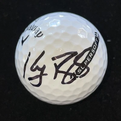 Logotipo del Campeonato BMW firmado por Keegan Bradley certificado de autenticidad JSA 2018 2024 Ryder Cup Foto 1 de 2