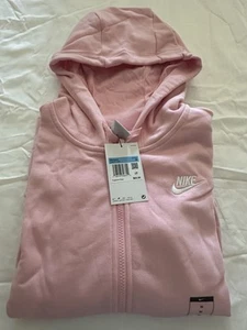 womens nike zip up Pink hoodie Medium - Picture 1 of 3