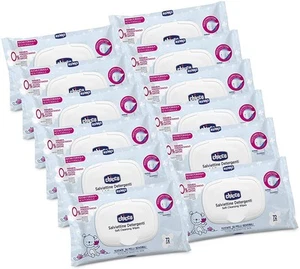 Chicco Salviettine Umidificate Con Plaquette 12 confezioni da 72 Pezzi - Foto 1 di 2