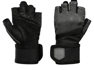 Profi WristWrap Handschuhe Training Fitness Handschuhe Halbfinger Design für Gewichtheben - Bild 1 von 7