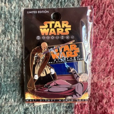 Prendedor WDW Disney Star Wars Weekends 2005 - Mace Windu y Chancellor Palpatine LE Foto 1 de 4