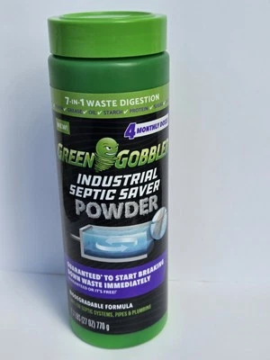 Green Gobbler Ind Septic Saver Tank Treatment Powder - 4 Monthly Doses, 1.7 lbs - Image 1 of 4