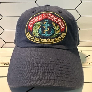 American Needle Anchor Steam Beer Logo Embroidered Rare Hat Cap - Picture 1 of 13