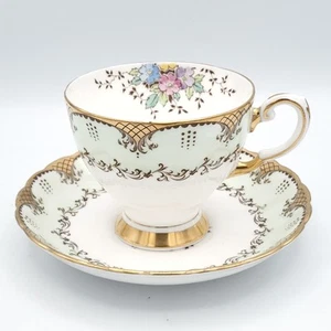 Tuscan Bone China Floral Tea Cup And Saucer - Picture 1 of 12