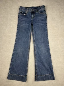 Wrangler Bootcut Jeans Girls Size 8 Regular Medium Western Cowgirl *damaged - Picture 1 of 9