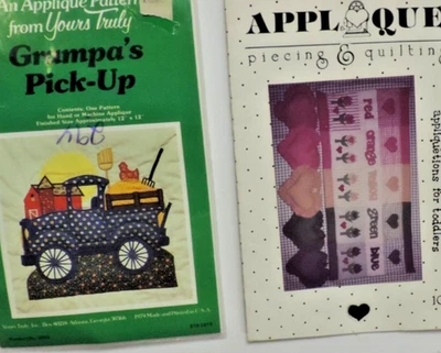 2件教育/壁挂缝纫样板:儿童颜色和农场卡车未切割 — 第 1/4 张图片