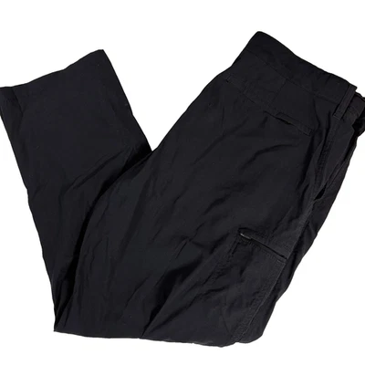 Lib Tech Mens Black Cargo Pants 36x30 Baggy Skate Y2K Techwear Grunge - Image 1 of 4