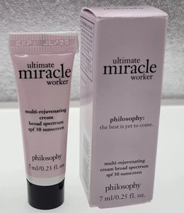 Philosophy Ultimate Miracle Worker Multi-verjüngende Creme Reisen 0,25 Oz. Neu in OVP - Bild 1 von 4