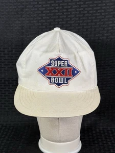 De colección 1988 Super Bowl XXII 22 Gorra de Béisbol NFL Fútbol Hecha en EE. UU. Washington - Imagen 1 de 20