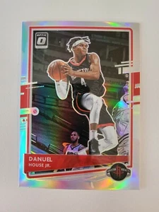 DANUEL HOUSE JR SILVER PRIZM 2020-21 OPTIC BASKETBALL #11 REFRACTOR ROCKETS SP - Picture 1 of 2