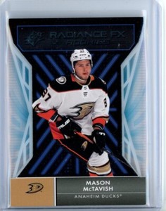2021-22 Upper Deck SPX Hockey MASON MCTAVISH Radiance FX Rookies RC Ducks