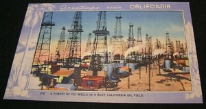 California - Forest of Oil Wells - Oil Field - California-not posted - Picture 1 of 2