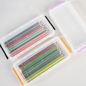 Space-Saving Transparent Pencil Case Large Capacity Sketch Pen Bag  School