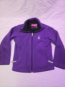 Kids Spyder Jacket Purple Size Small - Picture 1 of 19