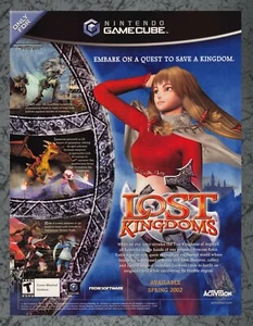 Lost Kingdoms Nintendo GameCube - Anuncio impreso arte original 7,75x10,50 - Imagen 1 de 1