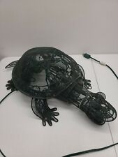 Motorized And Light Up Metal Mesh Turtle. Works see description