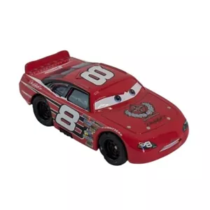 Disney Pixar Cars Diecast Synthetic Rubber Tires #8 Dale Earnhardt Jr Red - Picture 1 of 7