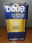NEUF Vintage Gold Dixie Cup SALLE DE BAIN Distributeur Mural Monture 1976 AVEC 15 TASSES 3 OZ