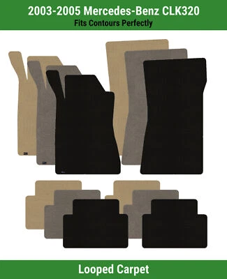 Alfombrillas de la fila delantera y trasera Lloyd Classic Loop para Mercedes-Benz CLK320 '03-05  Foto 1 de 4