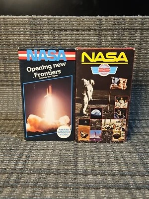 NASA VHS Lot The First 25 Years & Opening New Frontiers  - Image 1 of 4