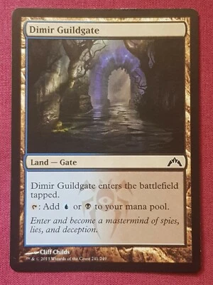 Magic The Gathering GATECRASH DIMIR GUILDGATE land card MTG - Image 1 of 2