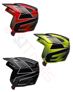 CASCO JITSIE HT3 FULLREV NUEVO DISEÑO 2025 BLANCO NEGRO ROJO AMARILLO TRIALS - Imagen 1 de 28