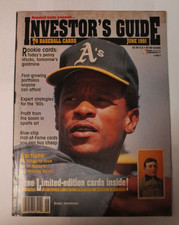 Investors Guide to Baseball Cards June 1991 Rickey Henderson
