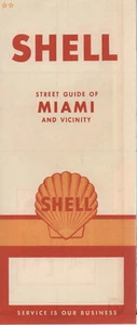 1960 Shell Road Map: Miami NOS - Picture 1 of 1