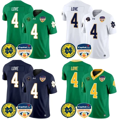 Camiseta deportiva para hombre Jeremiyah #4 Love Notre Orange Bowl todos los colores Foto 1 de 3