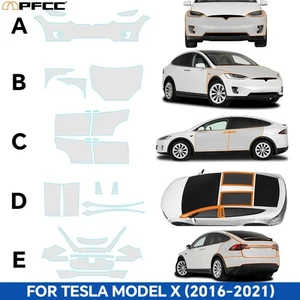 2016-2021 Tesla Model X Full Vehicle PreCut PPF Kit Paint Protection Film Glossy - Picture 1 of 19