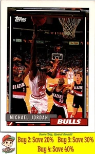 Michael Jordan 1992-93 Topps #141 Chicago Bulls 008427 - Imagen 1 de 2