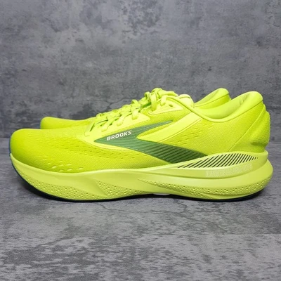 Кроссовки беговые мужские BROOKS адреналиновые GTS 24 размер 9 D кислотный лайм темно-зеленые - Изображение 1 из 4