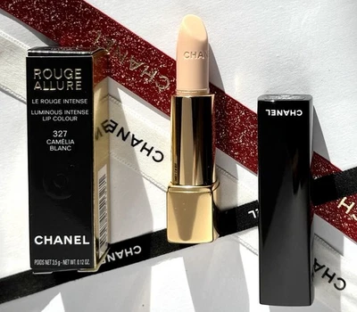 Chanel Rouge Allure Luminous Intense Lip Colour 327 Camelia Blanc 3.5g - Image 1 of 4