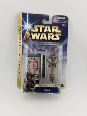 Boneco Star Wars Saga WA-7 – Dexter’s Diner Waitress Droid – AOTC 3.75′′ – NOVO - Imagem 1 de 2