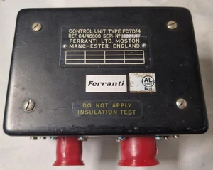 Ferranti Control unit type FC7D/4 64/46800 Art Upcycle Prop - Picture 1 of 7