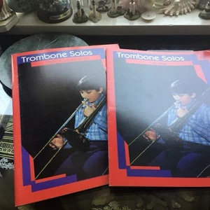 TROMBONE Solos 2 Books Trombone Solo And Piano /Trombone Music Belwin Mills - Picture 1 of 12