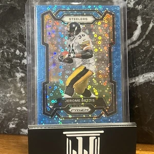 2023 Panini Prizm Jerome Bettis No Huddle Blue Prizm /95 #251 Steelers - Picture 1 of 3