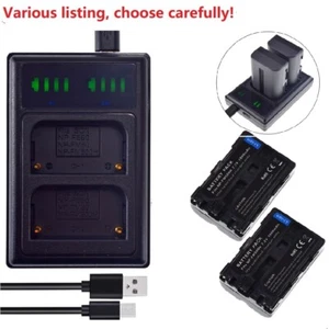 NP-FM500H Battery or Charger for Sony Alpha SLT-A57 A58 A77 A99 A200 DSLR-A350 - Picture 1 of 32