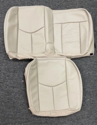 GMC Yukon Sierra 2003-2006 segunda fila 60/40 banco inferior cubierta asiento bronceado claro Foto 1 de 4