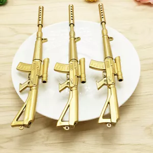 Rifle Shape Black Ink Ballpoint Pen Stationery Ball Point Novelty Pens 1Pc - Picture 1 of 12