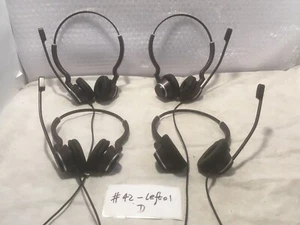 + 4X Casque USB Certifié Microsoft avec Microphone Couleur Violet - Photo 1 sur 8