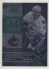 2010-11 Zenith Epix Dare to Tear Daniel Sedin #5 HOF