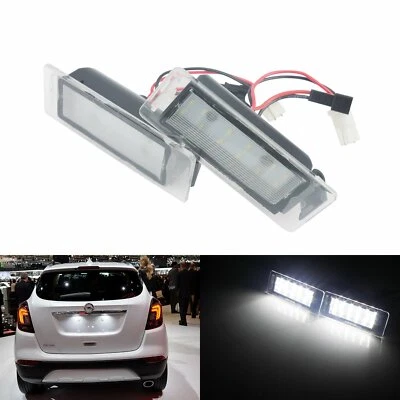 For Vauxhall Insignia A Sports Tourer Mokka VXR8 LED License Number Plate Light - Image 1 of 4