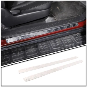 Chrome Steel Door Sill Cover Protector Guard Trim For Toyota FJ Cruiser 2007-21 - Picture 1 of 12